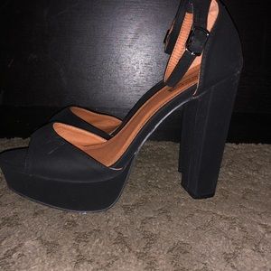 Black heels